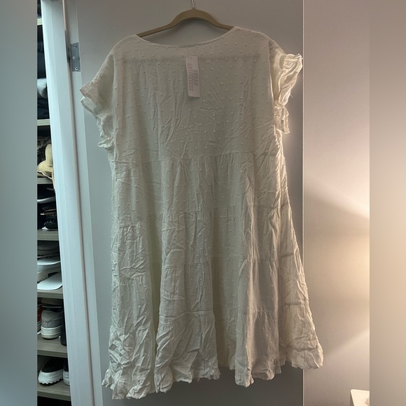 White flowy Urban Outfitters Dress - Picture 2 of 3